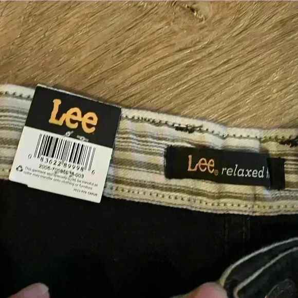 Lee Black Elastic Waist Denim Jeans size 26wide (medium) - Picture 7 of 10